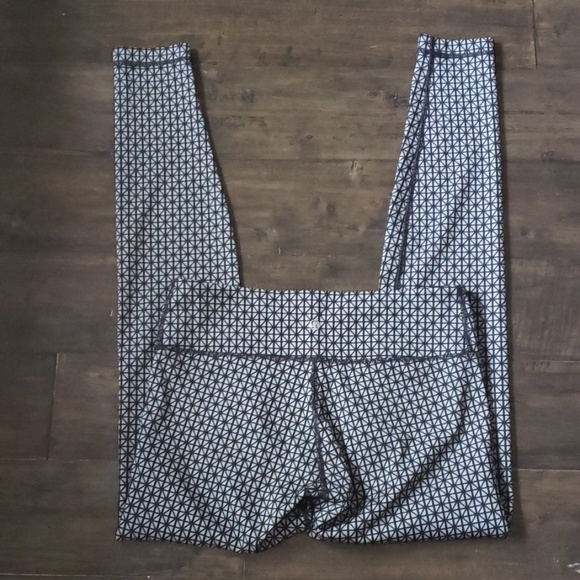 Lululemon "Tri GeoSilver Spoon" Wunder Under pants - Picture 4 of 4